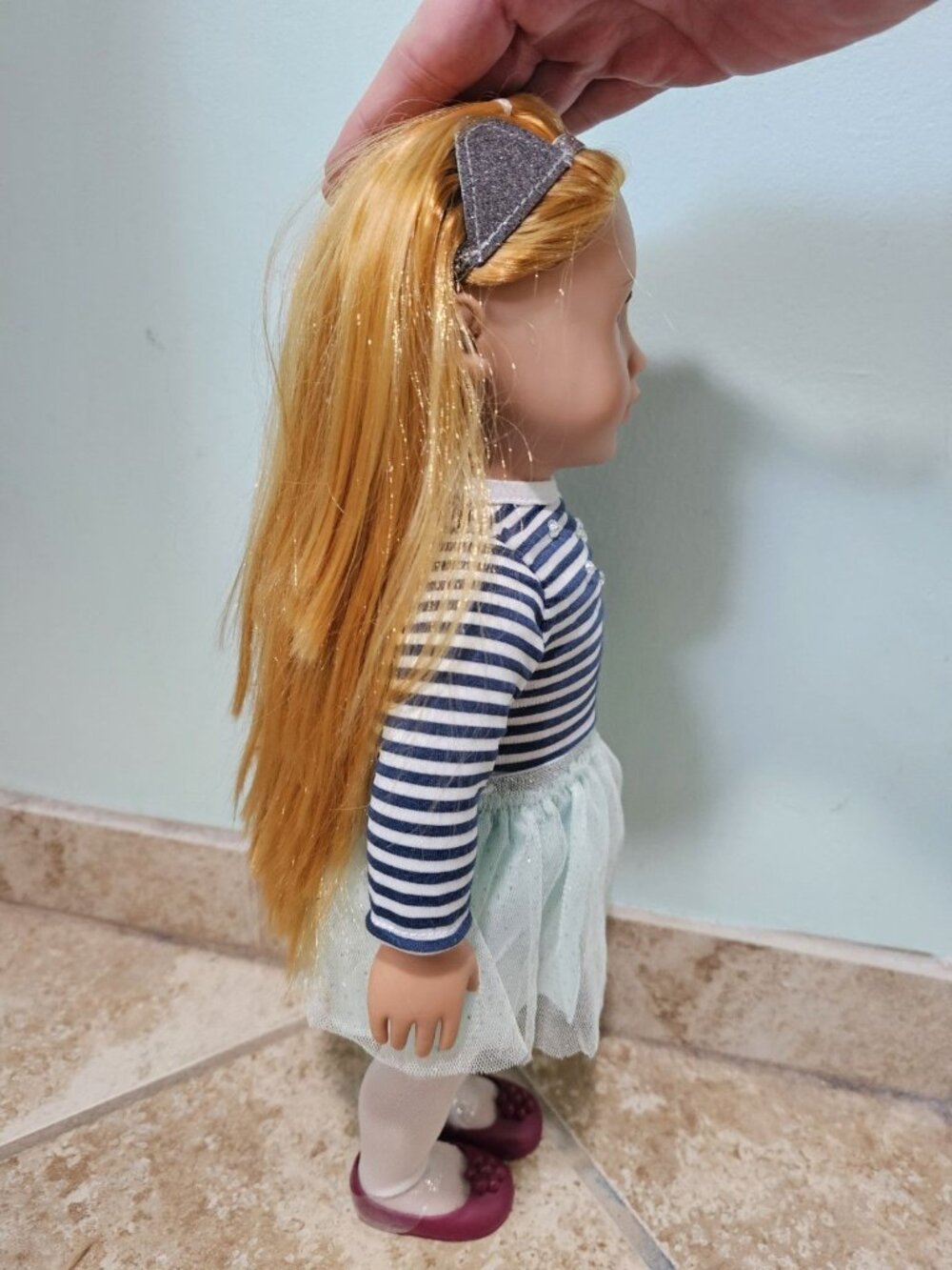 Our Generation Girl 18 Inch Doll Red Hair Blue Eyes Arlee Rare Iconic Coquette - Picture 4 of 6